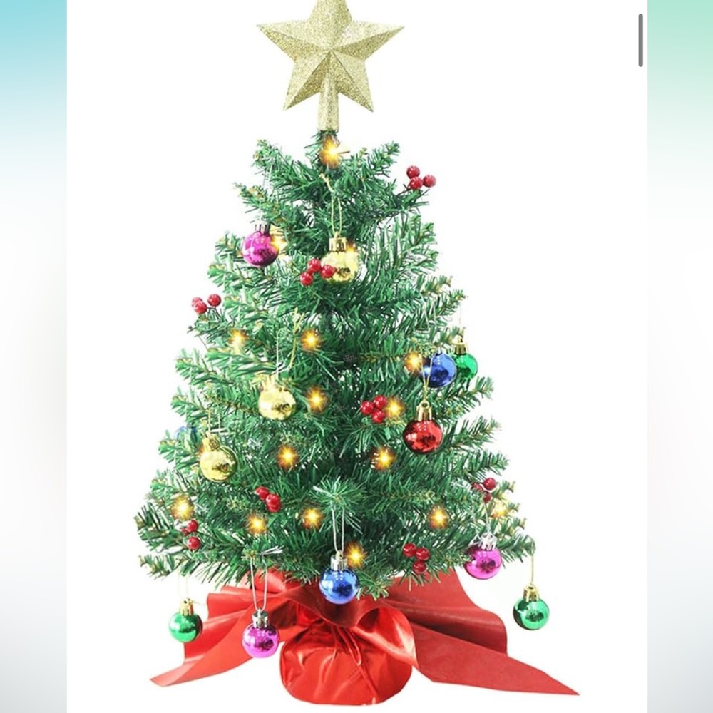 24” Christmas tree with decoration new in box